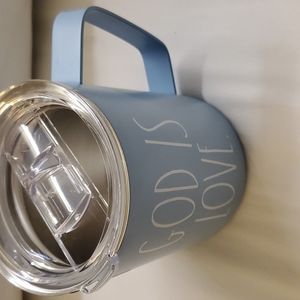 Rae Dunn tumbler God is love insulated stainless steel coffee tea mug